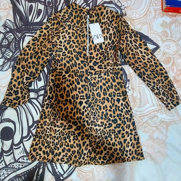 NWT ZARA leopard dress - Picture 2 of 4